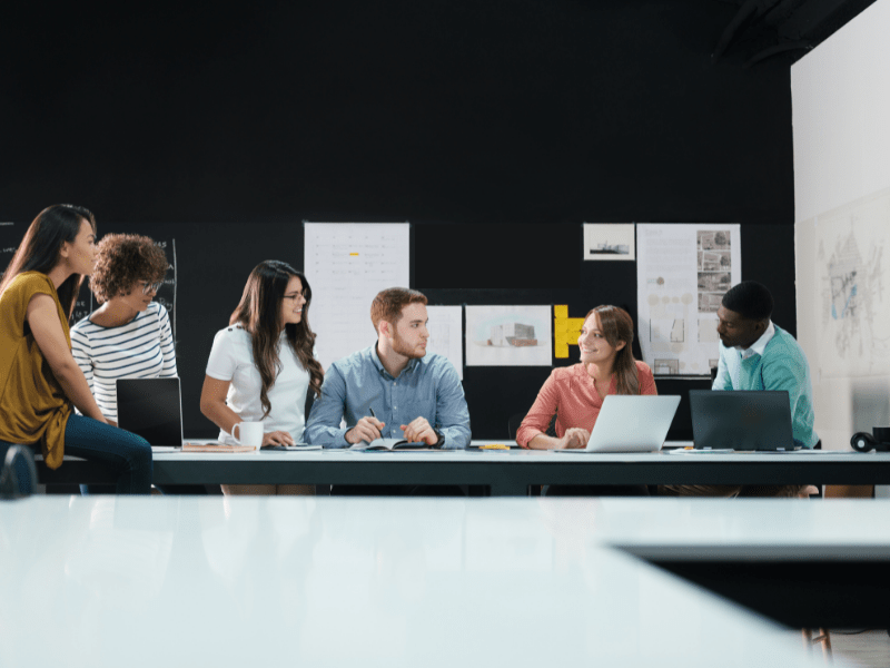 Marketing Team Working on Link Building