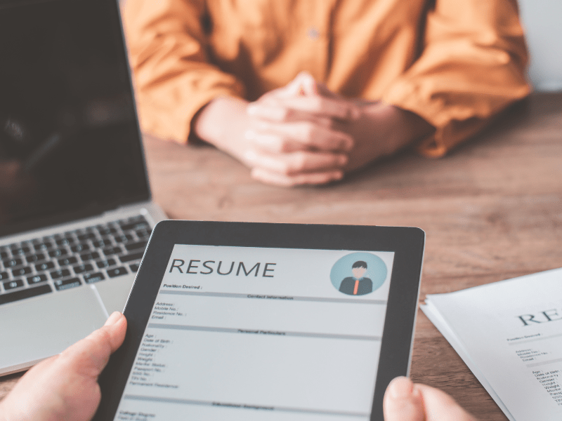 Recruiter Interviewing Candidate