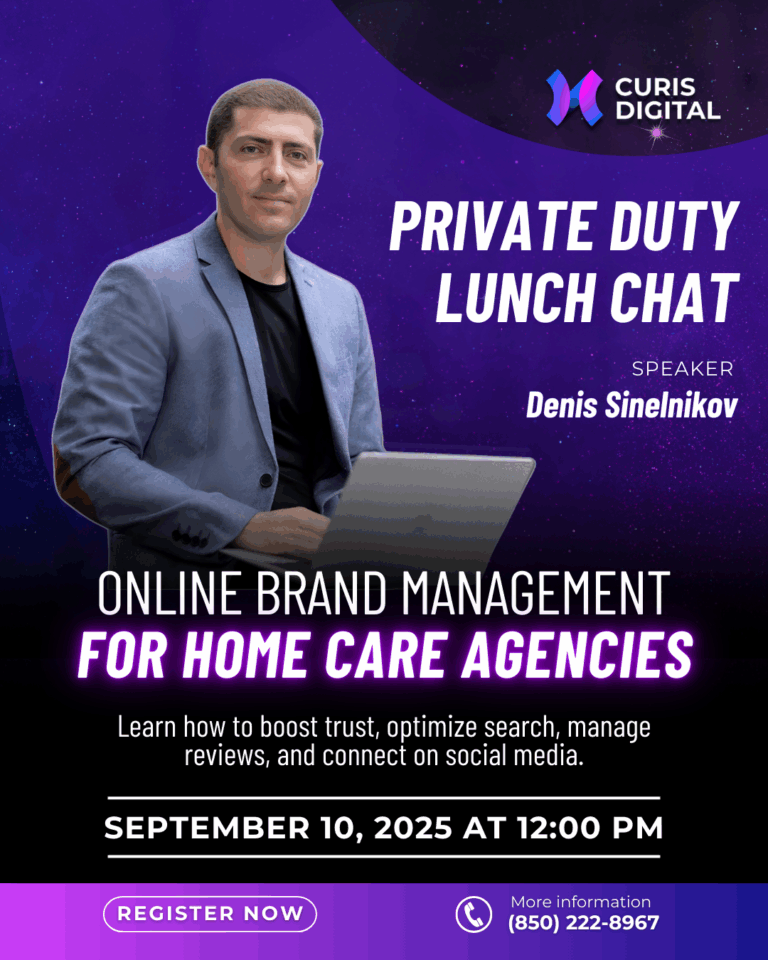 September Private Duty Lunch Chat: Online Brand Management for Home Care Agencies